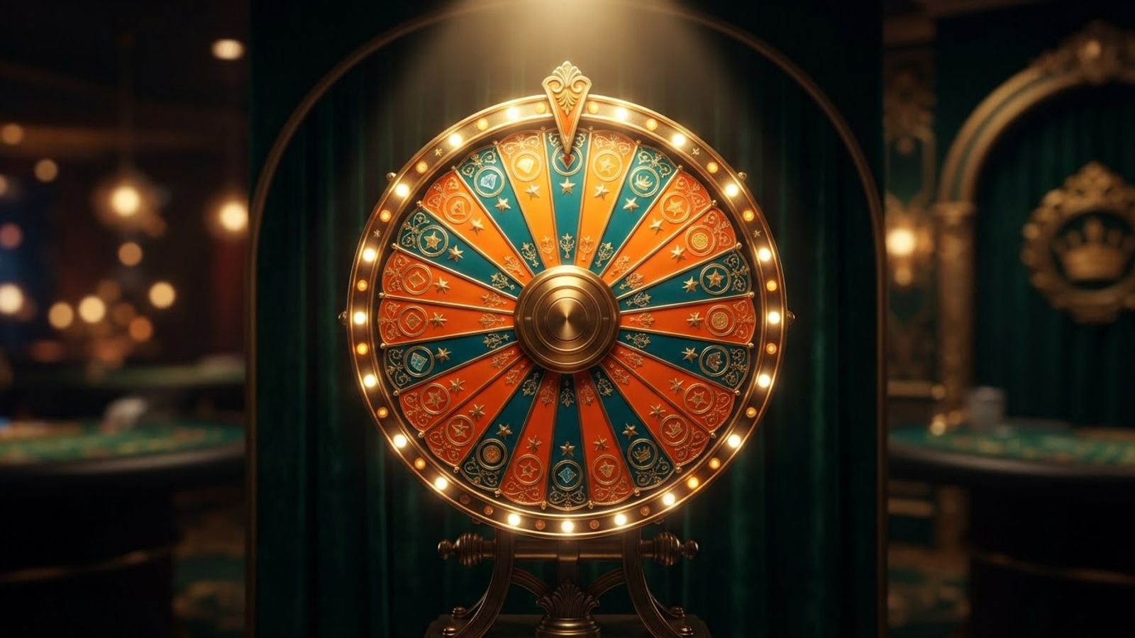 Roue de la fortune quotidienne colorée
